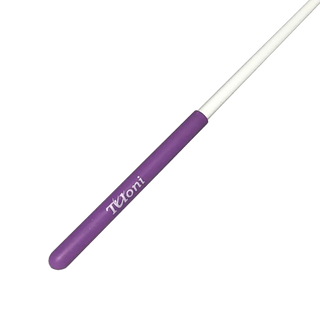 Tuloni lazdelė kaspinui 50 cm – Balta x Violetinė