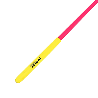 Tuloni lazdelė kaspinui 50 cm – Rožinė x geltona