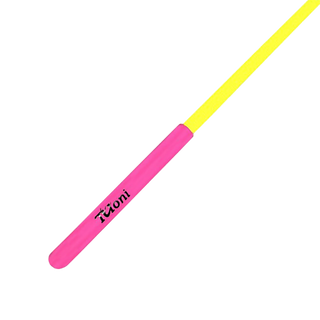 Tuloni lazdelė kaspinui 60 cm – Geltona x rožinė
