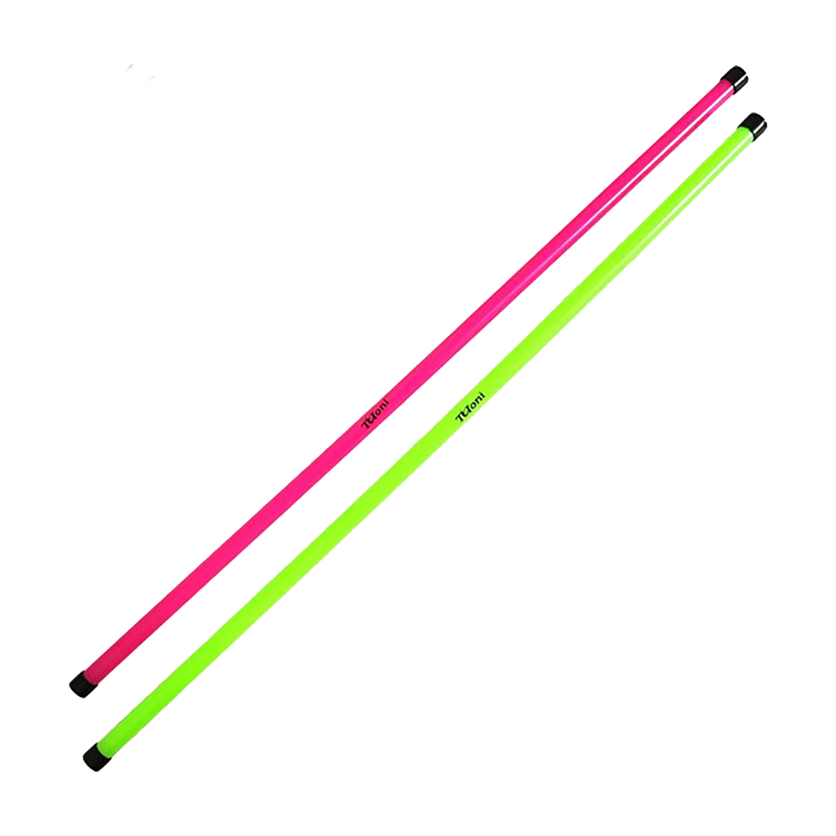 Tuloni rhythmic gymnastics ribbon stick cases, Neon Pink and Neon Green, T1251 and T1252 - lanksti.lt