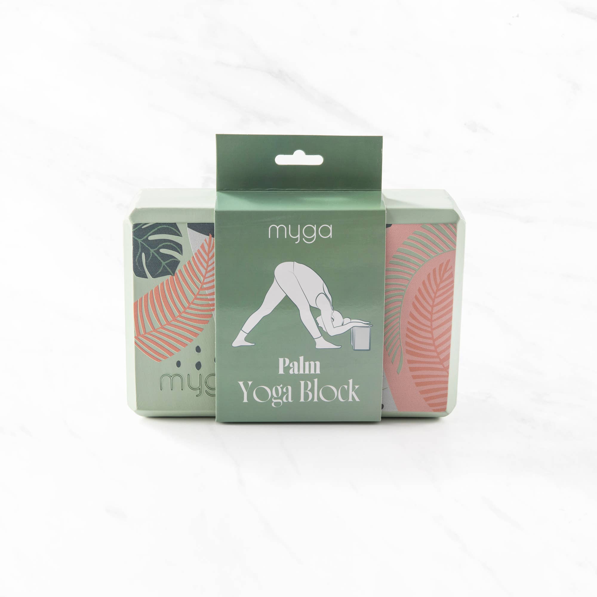 Jogos (balansavimo) blokelis | Stylish Yoga Block Palms Myga - Lanksti.lt
