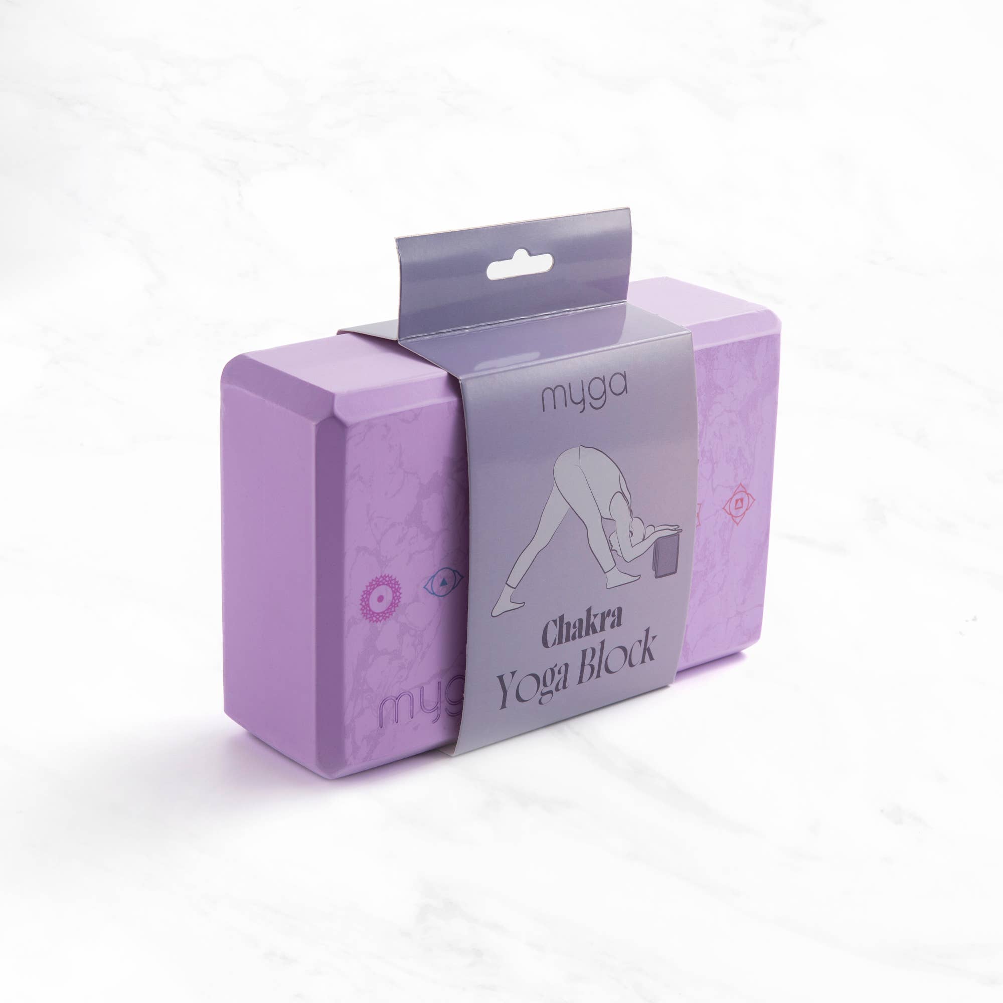 Jogos (balansavimo) blokelis | Stylish Yoga Block Chakra Myga - Lanksti.lt
