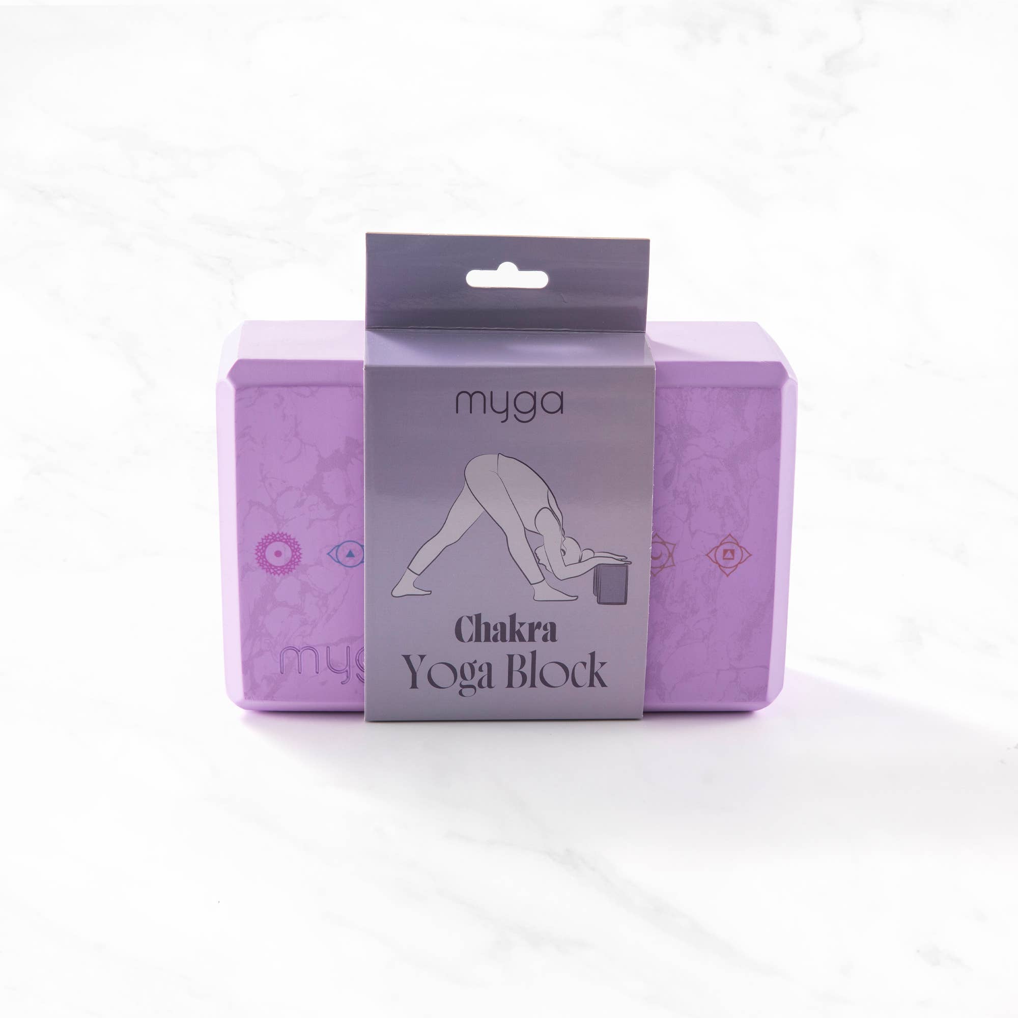 Jogos (balansavimo) blokelis | Stylish Yoga Block Chakra Myga - Lanksti.lt